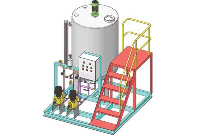 一箱一泵阻垢剂加药装置(图1)