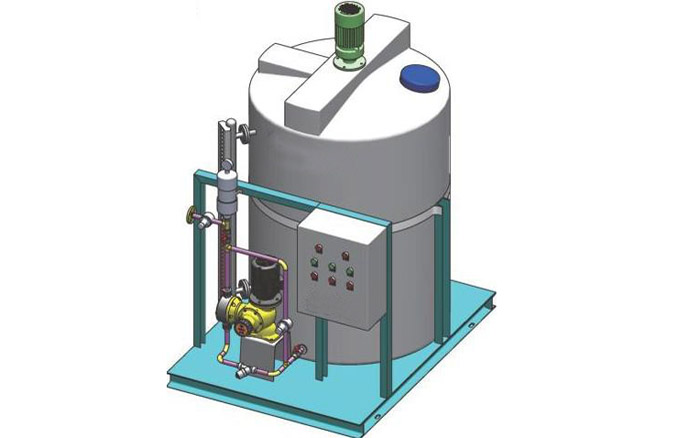 一箱一泵循环水加药装置(图3)